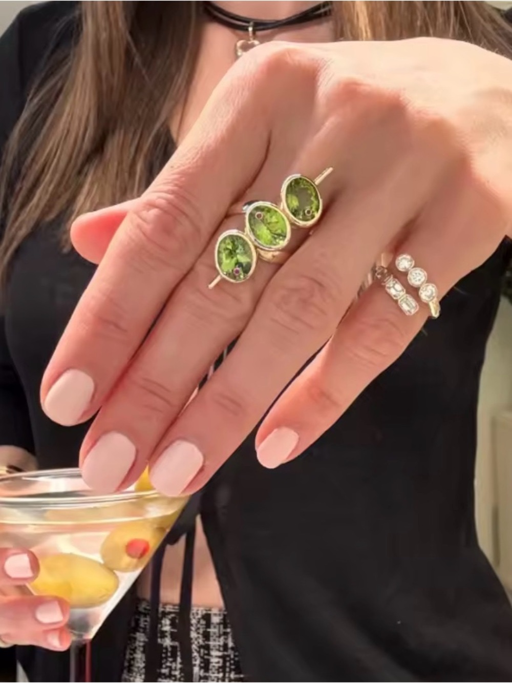 Gold Dirt Martini ring